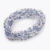 Electroplate Glass Beads Strands GLAA-K027-HR-B04-2