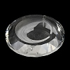 Transparent Glass Pendants GLAA-F118-06-7