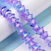 Transparent Glass Beads Strands LAMP-H061-01B-01-2