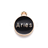 Alloy Enamel Pendants ENAM-S124-01A-08A-3