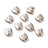 Letter Slider Beads for Watch Band Bracelet Making ALRI-O012-W-NR-1