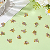 16Pcs Brass Micro Pave Cubic Zirconia Pendants KK-BBC0018-67-7