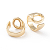 Brass Cuff Rings RJEW-L097-06O-2