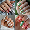 Stainless Steel DIY Nail Art Templates MRMJ-WH0092-074-6