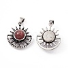 Natural Strawberry Quartz Pendants KK-A173-08AS-02-2