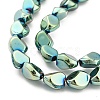 Full Plated Electroplate Glass Beads Strands EGLA-G037-04A-FP04-3