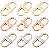 9Pcs 3 Colors Adjustable Iron Buckles for Chain Strap Bag IFIN-BBC0001-04A-1