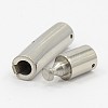 Tarnish Resistant 304 Stainless Steel Bayonet Clasps STAS-D032-3