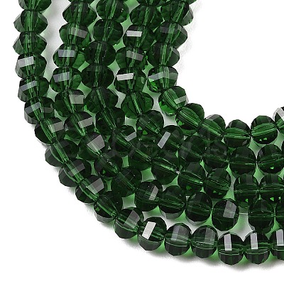 Transparent Glass Beads Strands GLAA-G125-01A-09-1