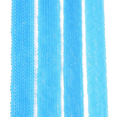 Transparent Glass Beads Strands EGLA-A044-T2mm-MD08-1