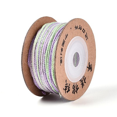 30M Segment Dyed Macrame Cotton Cord OCOR-T018-01Q-1