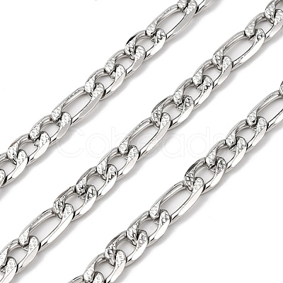 304 Stainless Steel Figaro Chains CHS-K023-05P-1