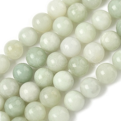 Natural Xiuyan Jade Beads Strands G-Z085-A01-10mm-1