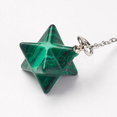 Chakra Natural & Synthetic Mixed Stone Dowsing Pendulums G-F516-01-1