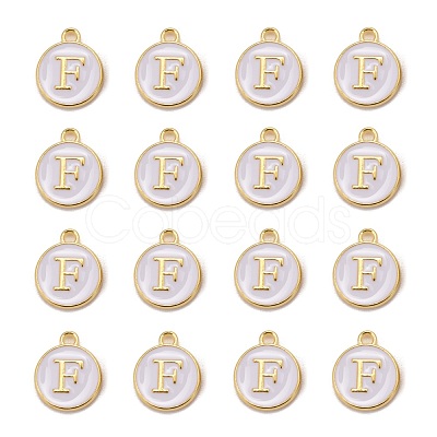 Golden Plated Alloy Charms X-ENAM-S118-01F-1