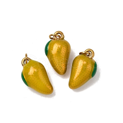 304 Stainless Steel Pendants STAS-H478-02G-02-1