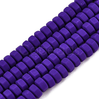 Handmade Polymer Clay Beads Strand CLAY-T021-01P-1