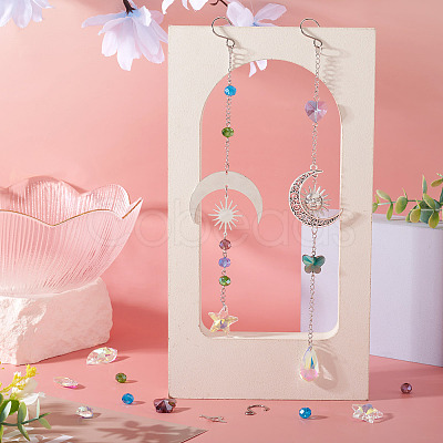 DIY Star Moon Suncatcher Making Kits DIY-TA0013-80-1