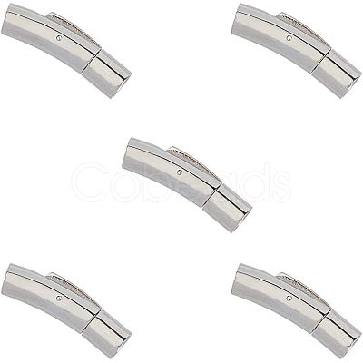 304 Stainless Steel Bayonet Clasps STAS-UN0001-88E-1