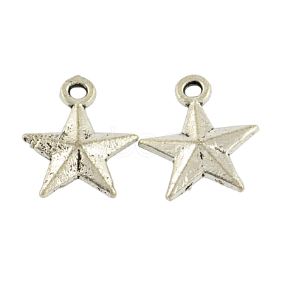 Alloy Star Pendants LS-TIBEP-23849-AS-NR-1
