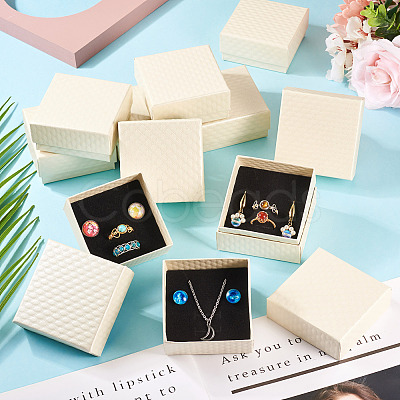 Rhombus Textured Cardboard Gift Storage Boxes CON-TAC0010-03B-03-1