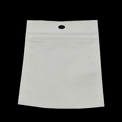Pearl Film Plastic Resealable Packaging Bags OPP-R003-8x13-1