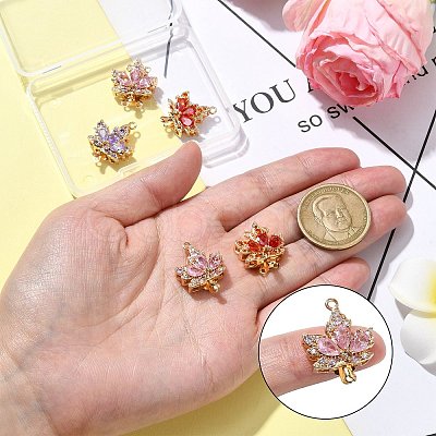 5Pcs 5 Styles Golden Plated Brass Box Clasps KK-CJ0002-22-1