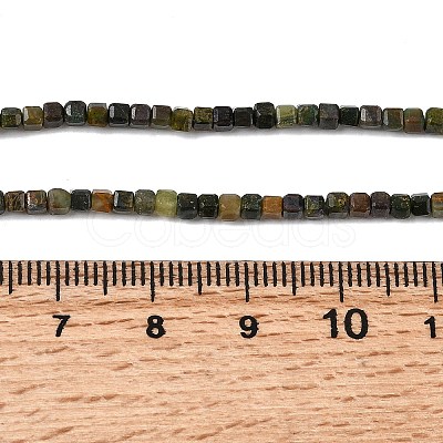 Natural Fuchsite Beads Strands G-RM241221-K7-1