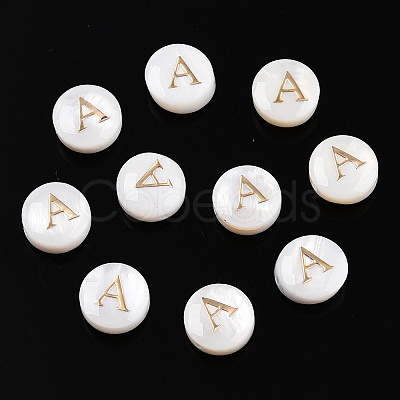 Natural Freshwater Shell Beads SHEL-N036-01A-1