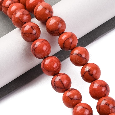 Synthetic Turquoise Beads Strands G-L605-G01-04D-1
