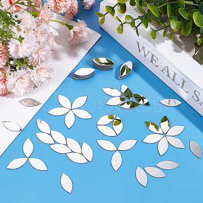 300Pcs Self-Adhesive Acrylic Mosaic Tiles DIY-OC0012-59B-1