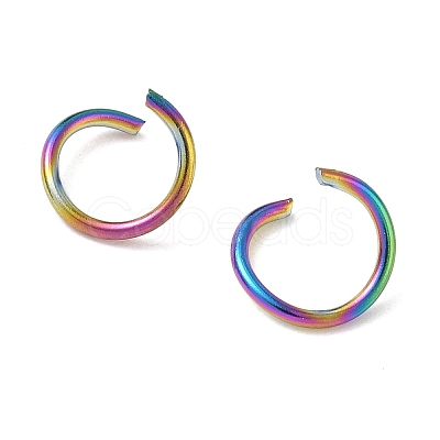 304 Stainless Steel Open Jump Rings STAS-Z150-01E-RC-1