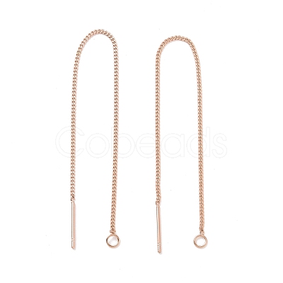Ion Plating(IP) 304 Stainless Steel Stud Earring Finding STAS-E161-07RG-1