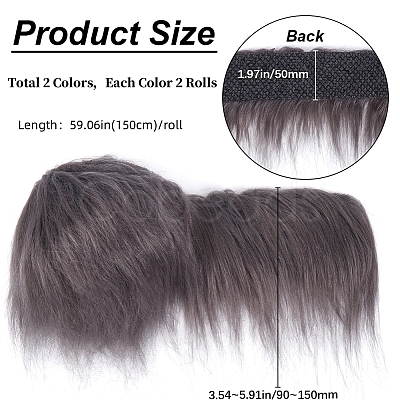 Artificial Wool Gnome Beard Costume Beard OCOR-WH0078-101H-1