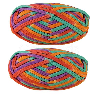 Super Bulky Polyester T-Shirt Cloth Strip Yarn OCOR-SZ0002-10G-1