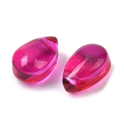 Transparent Glass Charms GLAA-L027-L04-01-1