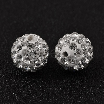 Pave Disco Ball Beads RB-Q195-10mm-001-1