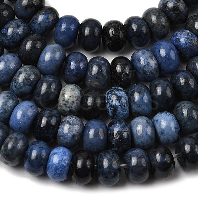Natural Dumortierite Beads Strands G-A280-A09-01-1