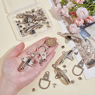 6 Bags Alloy Interlocking Clasps FIND-BC0014-27-1