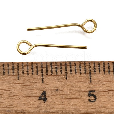 Brass Eye Pins KK-H502-02B-G-1