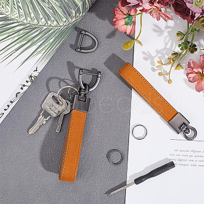Cowhide Leather Keychain FIND-WH20001-72A-1