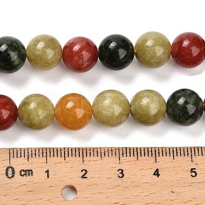 Natural White Jade Beads Strands G-Z097-A01-10mm-B-1