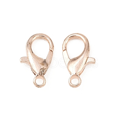 Zinc Alloy Lobster Claw Clasps X-E102-RG-1