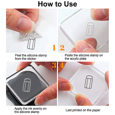 PVC Plastic Stamps DIY-WH0167-56-658-1