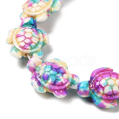 Synthetic Turquoise Dyed Beads Strands G-P507-05C-1