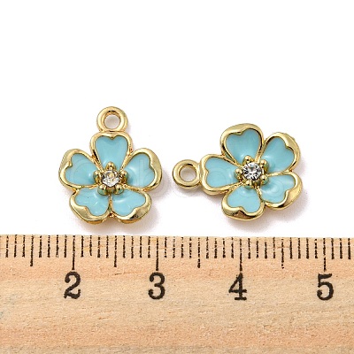 Alloy Enamel Pendants ENAM-D063-01G-01-1