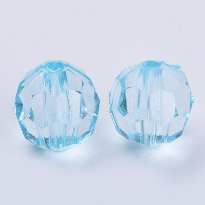 Transparent Acrylic Beads LS-TACR-Q257-10mm-V38-1