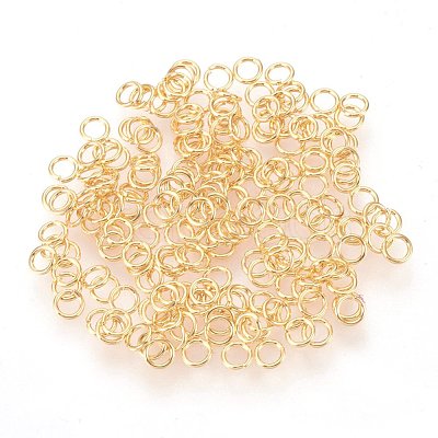 304 Stainless Steel Open Jump Rings X-STAS-R091-01G-1