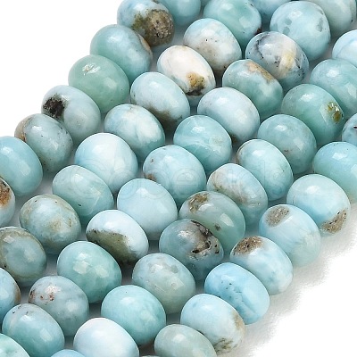 Natural Larimar Beads Strands GG-CBA007A-A01-04-1