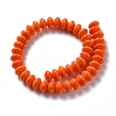 Glazed Porcelain Beads PORC-E017-02D-1